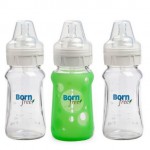 Born Free 宽口径防胀气玻璃奶瓶 260ml*3只