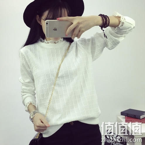 萨曼格 女子长袖套头上衣