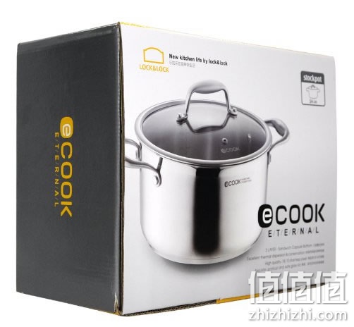 乐扣乐扣 LEK5242 ECOOK不锈钢双耳汤锅