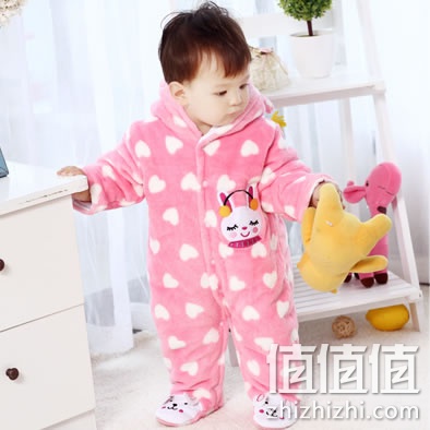 活力鸭 婴儿连体棉服