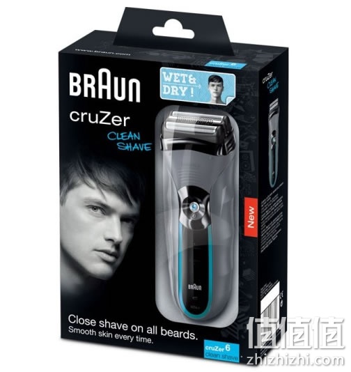 博朗 cruZer 6 clean shave 电动剃须刀
