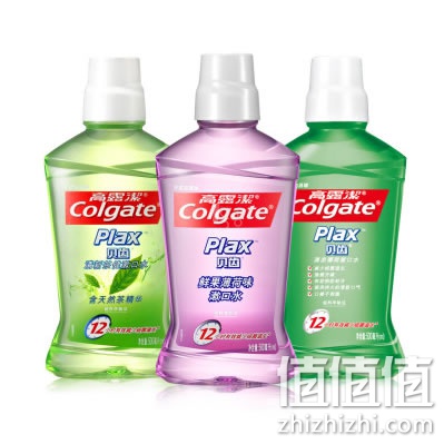 高露洁 茶健500ml+清凉500ml+鲜果500ml漱口水套装