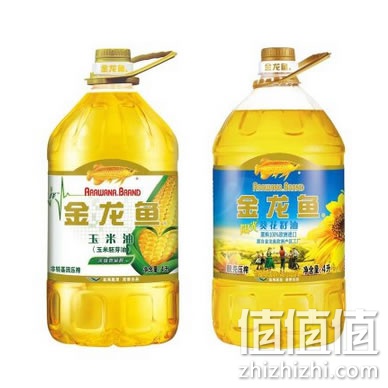 金龙鱼 葵花籽油 4L+金龙鱼 玉米油 4L