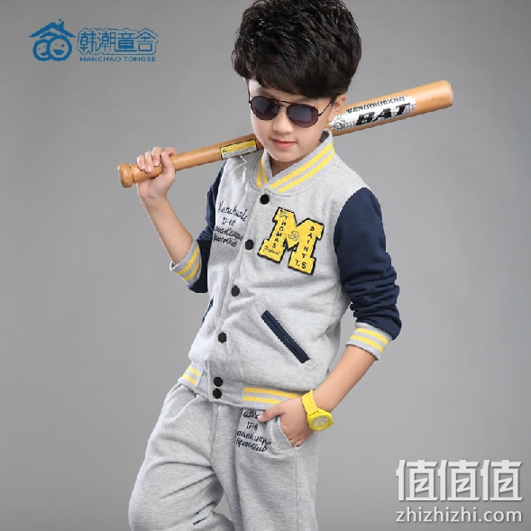 韩潮童舎 男童运动服套装 