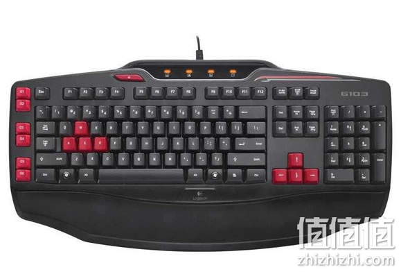 罗技 G103 有线游戏键盘