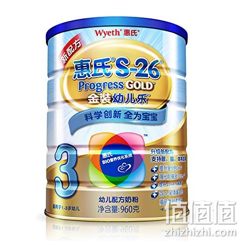 惠氏 S-26 金装幼儿乐婴幼儿配方奶粉
