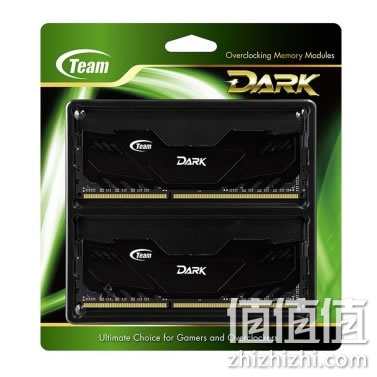 十铨 Dark系列 DDR3 2400 8GB(4GBx2条)台式机内存