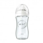 新安怡 SCF673/17 宽口径自然原生玻璃奶瓶 240ml