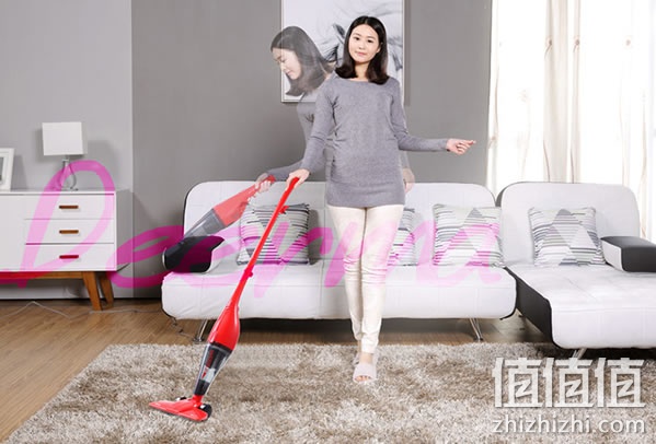 德尔玛 DX117C 手持立式两用吸尘器