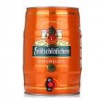 且饮一桶！feldschloesschen 福德堡 小麦白啤酒5L桶装
