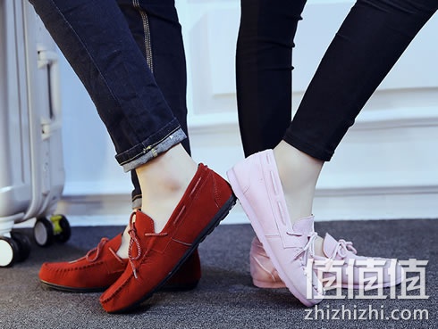 联迪男女情侣休闲豆豆鞋懒人鞋