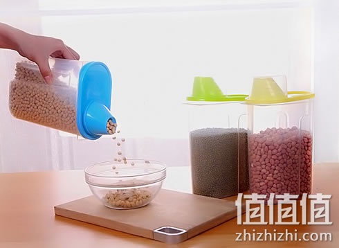 纳宅塑料透明密封罐收纳瓶储物罐 