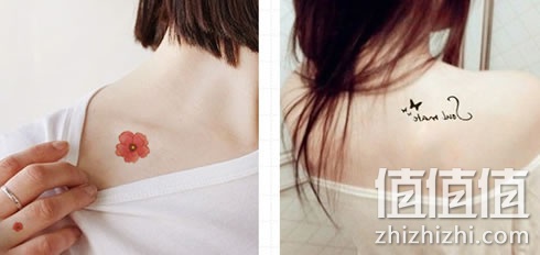 悠珂思暗黑精灵持久防水纹身贴纸 