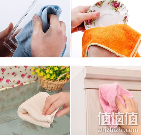 曼妃加厚吸水纤维刷碗布毛巾 