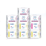 ABC纯棉日用+夜用组合卫生巾 10包