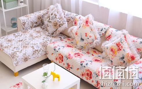 婷菲阁加厚防滑欧式简约沙发垫