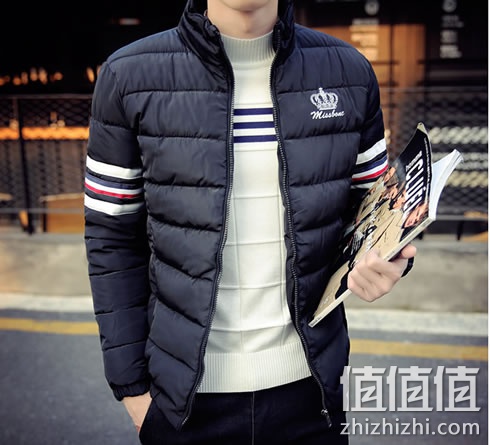茗腾世家男士韩版修身棉服外套