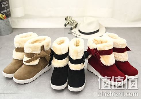 杰比诺女士保暖两穿平底短靴