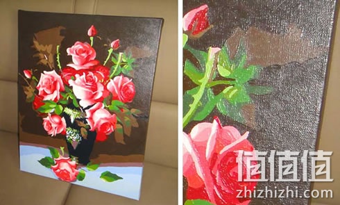 易卓风景花卉diy数字油画手绘装饰画