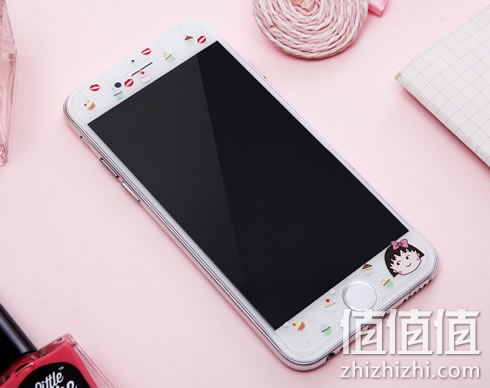 iPhone6s卡通钢化玻璃膜防爆彩膜