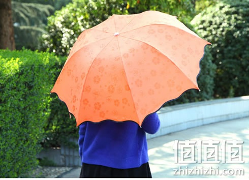 四季美遇水开花折叠晴雨伞遮阳伞