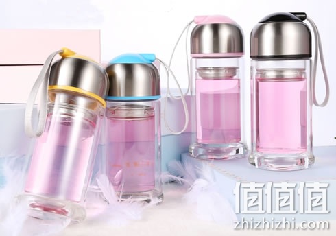 羊咩咩双层玻璃杯 