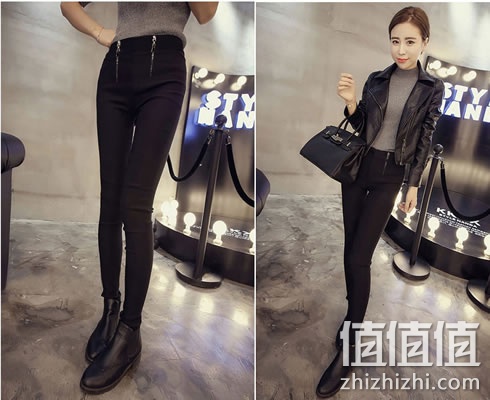 女士修身铅笔裤外穿打底裤小脚裤