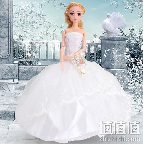 乐心多3D真眼公主玩具芭比娃娃