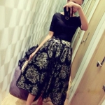 女士修身短袖连衣裙
