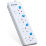 飞利浦（PHILIPS）SPS2620B/93 四位独控插座 1.8米