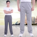 中老年男士薄款加肥加大休闲运动裤