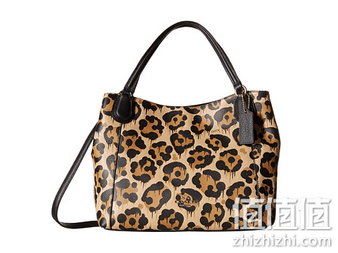 狂野豹纹！蔻驰 COACH Leopard Ocelot Print Edi 28 女款斜挎包 6PM价格