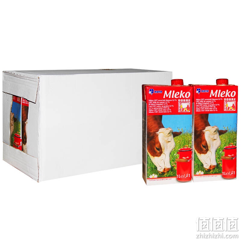 做酸奶可以有：乐途 MLEKO 全脂纯牛奶1L*12盒