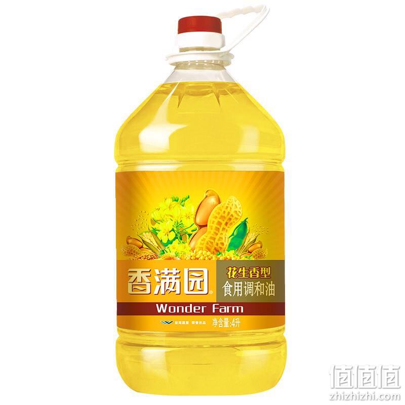 香满园 花生香型食用调和油 4L