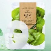 自然呵护！纳益其尔（Nature Republic）自然主张芦荟面膜 23ml*5张