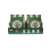 超值低价！麦氏（MARTENS）1758 醇厚啤酒 660ml*24瓶