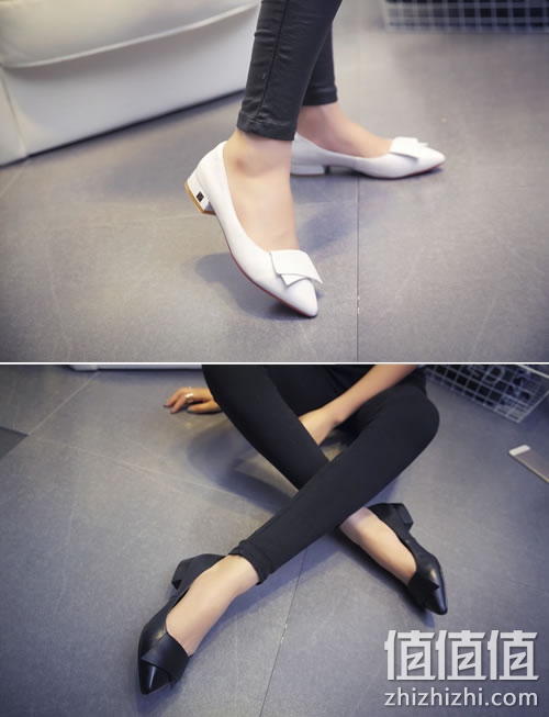 女士蝴蝶结单鞋