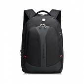旅游出差潮流包！瑞士军刀（SWISSGEAR）SA9666BL 双肩电脑背包 黑色