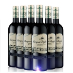 超低价！维乐丝庄园 法国原装进口波尔多AOC干红葡萄酒 750ml*6瓶