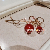 甜美可爱！情享女士樱桃发卡头饰