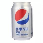 酷劲十足：百事可乐 轻怡 可乐型汽水 330ml*12罐