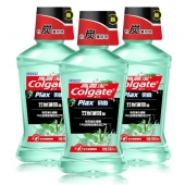 高露洁 Colgate 竹炭薄荷漱口水500ml*3瓶