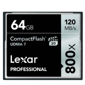 雷克沙 Lexar 专业系列 LCF64GCRBNA800 800x 64GB CF存储卡 亚马逊海外购价格
