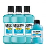 李施德林 Listerine 冰蓝口味漱口水500ml*3+80ml
