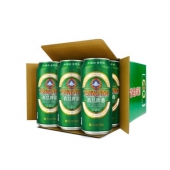 配烧烤！青岛啤酒 TsingTao 10度经典啤酒500ml*12听*2箱