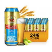麦香浓郁！凯尔特人（Barbarossa）小麦啤酒 500ml*24听
