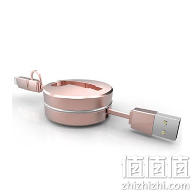 卡斐乐伸缩手机usb充电线