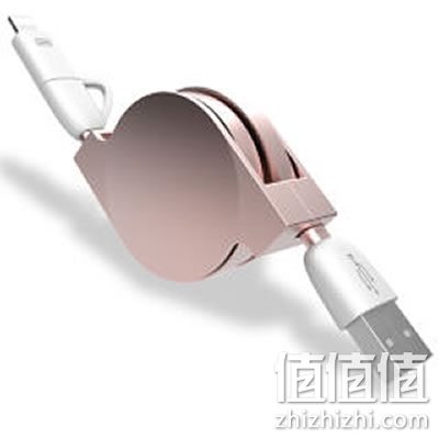 卡斐乐伸缩手机usb充电线
