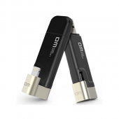 旋转式U盘！大迈（DM）Aiplay APD001 苹果手机U盘 64G