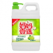 清新去味！妈妈壹选 去腥青柠 洗洁精 1.39kg